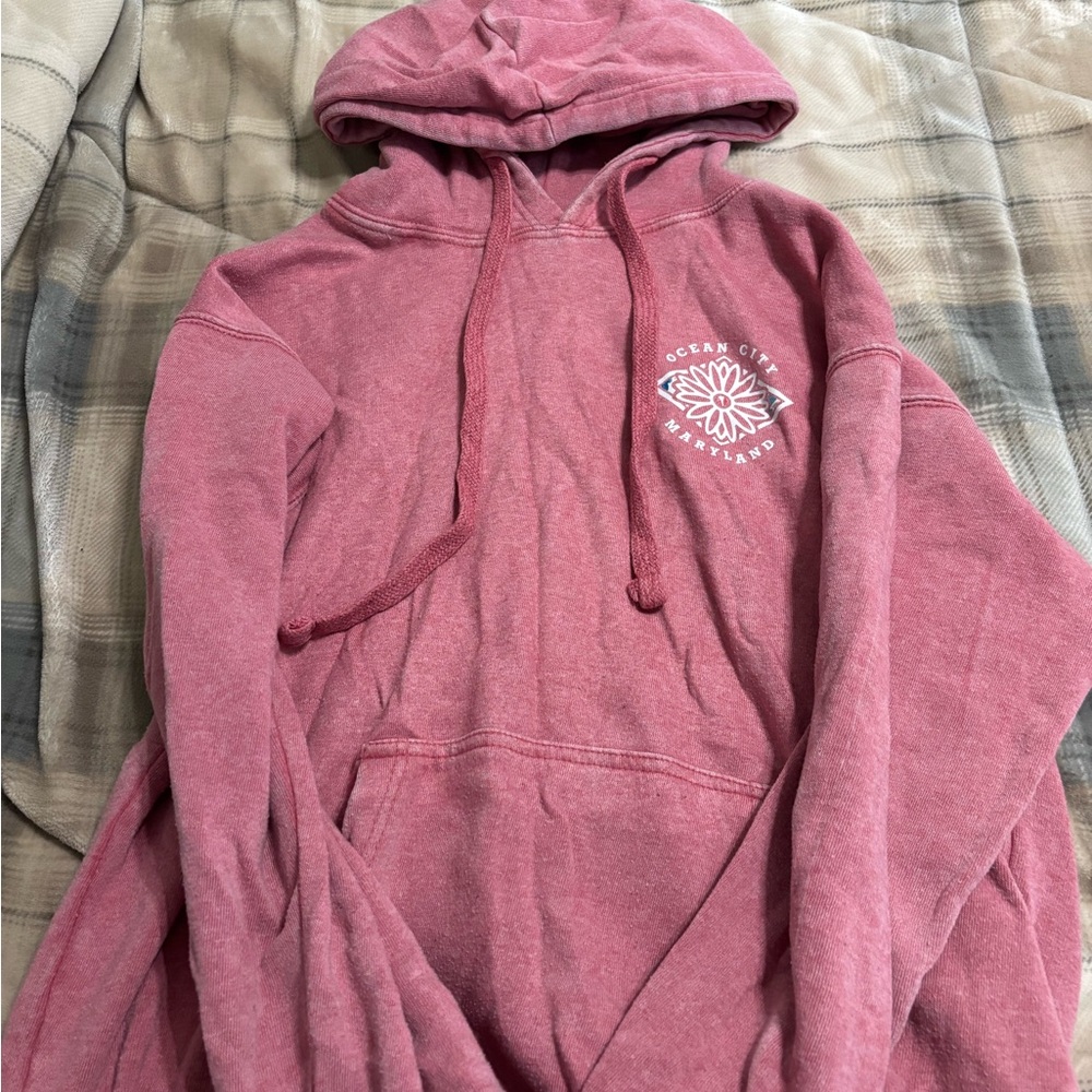 Women's Pink Hoodie Sweater